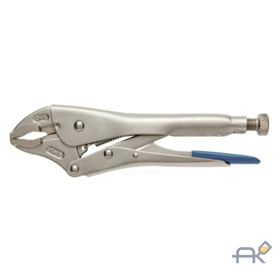 Клещи зажимные - прямые губки. 250 мм. HOEGERT HT1P382